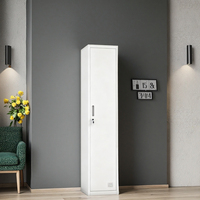 Armoire de rangement avec serrure à clé, design moderne, pour bureau, salle du personnel, vestiaire d'usine