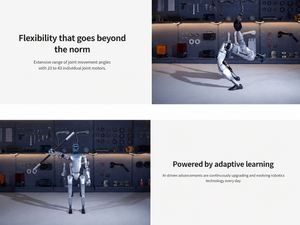 G1 Humanoid Bipedal Robot 23 DOF AI 3D LiDAR Depth <b>Camera</b> Sensing 100% Authentic <b>Smart</b> Commercial Research 8-core <b>WiFi</b> 6 - Product Image 6