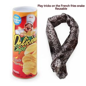 Cooplay Popup bir patates cipsi yılan şaka yapabilir, cadılar bayramı Fools günü partisi Magic Trick Gadget Gadget eğlenceli şaka Friend arkadaş oyuncak - Product Image 4