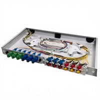 Panneau de brassage ODF en fibre optique sur rack 19 pouces personnalisé de qualité supérieure ODF-1-Mix pour projet de télécommunications réseau FTTX