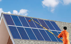 Kit <span class=keywords><strong>de</strong></span> nettoyage <span class=keywords><strong>de</strong></span> panneaux solaires Xinming 12FT 3.6M <span class=keywords><strong>de</strong></span> haute qualité avec brosse à eau et perche télescopique en aluminium pour le nettoyage des fenêtres et des voitures - Product Image 5