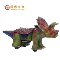 Dinosaure animatronique tricératops coulissant, grand modèle, nouveau, durable, populaire, vente chaude 2024, pour parc d'attractions