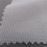 Tissu d'entoilage tissé à entoilage fusible en polyester pour costume/veste pour homme