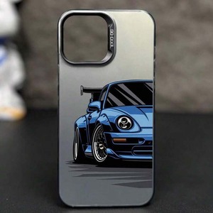 <span class=keywords><strong>Funda</strong></span> de teléfono móvil de TPU PC con llave plateada galvanizada con impresión de coche deportivo <span class=keywords><strong>azul</strong></span> de lujo para <span class=keywords><strong>Iphone</strong></span> 8 X Xr Xs 11 12 <span class=keywords><strong>13</strong></span> 14 15 16 Pro 17 - Product Image 2