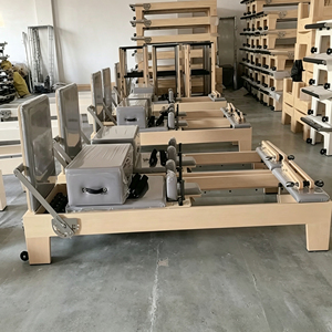 Máquina de Ejercicio Corporal con Logotipo Personalizado, Camas de Pilates Reformer de Madera de Arce, Camas de Pilates Reformer de Madera de Roble para Estudio - Product Image 1
