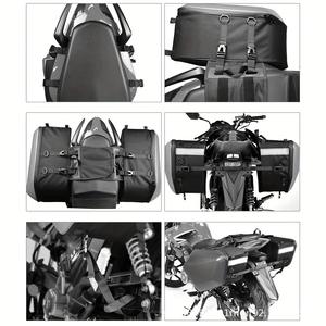 Bolsa de Motocicleta de Cuero para Dos Personas, Impermeable, con Almacenamiento para Casco y Almacenamiento Lateral - Product Image 5
