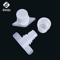 Capuchon de bec verseur sur mesure 9,6 mm en plastique, couvercle anti-fuite pour sachets souples de sauces et liquides cosmétiques