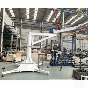 Grúa Plegable de 500 kg con Brazo Articulado y Equilibrador de Herramientas para Manipulación de Materiales en Talleres CNC - Product Image 4