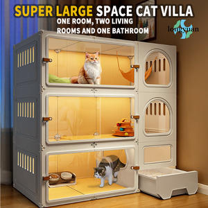 הטוב ביותר, חתול גדול מודרני מקורה מסתיר בית קן עם עיצוב רב תכליתי - Product Image 6