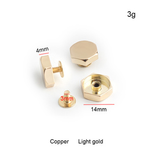 Nolvadex Đinh Tán Kim Loại Vít Chân Thế Giới Đinh Tán Đồng Đinh Tán Hình Tròn Đinh Vít Đáy Túi Đai Phụ Tùng Kim Loại Túi Xách - Product Image 2