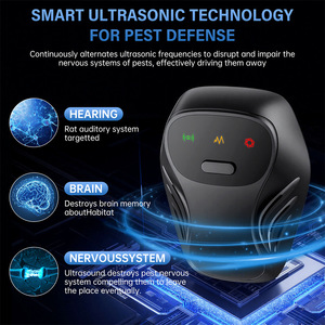 Nouvel appareil ultrasonique multifonctionnel intelligent à fréquence variable pour l'élimination des rongeurs et la lutte contre les moustiques et les insectes - Product Image 2