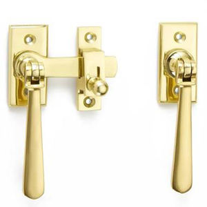 อุปกรณ์ประตูและหน้าต่างคุณภาพดีที่สุด ผลิตจากทองเหลือง พร้อมตัวล็อคแบบ Sash Fastener บรรจุในกล่องกระดาษแข็ง จาก SADBHI ENTERPRISES กำลังลดราคา - Product Image 3