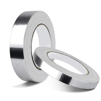 Ruban adhésif en aluminium pur pour CVC, ignifuge, pour réparation et protection des conduits, avec support en papier de protection