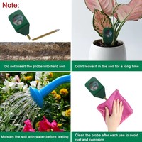 Mini Hygromètre Portable Testeur d'Humidité du Sol Humidimètre pour Plantes en Pot Intérieures Outils d'Analyse du Sol pour Plantation