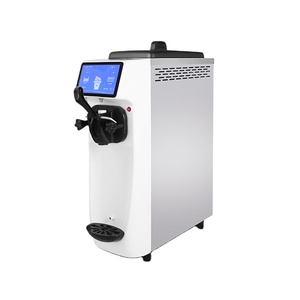Machine à glace molle commerciale compacte 2025, directement d'usine, multifonctionnelle 220V, neuve ou d'occasion, pièces de rechange gratuites pour lait et eau - Product Image 2