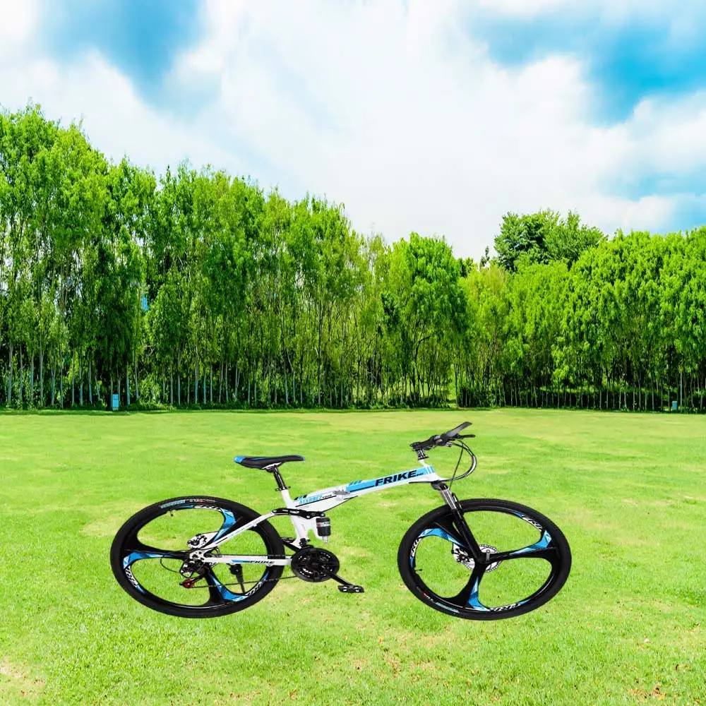 Bicicleta de carretera de velocidad de freno de 26 pulgadas para principiantes Bicicleta de montaña plegable de 21 velocidades