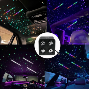 Jinxin RGBW 4 lỗ 2 trong 1 Twinkle Starlight headliner sợi quang Chụp Led ánh sáng sao điều khiển từ xa/ứng dụng điều khiển KTV Nhà Trần - Product Image 6