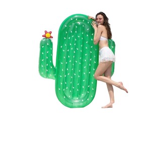 Interesting Life <b>Inflatable</b> Cactus <b>Float</b> 180x140x25cm Adult Pool Lounger Floating Seat - Product Image 5