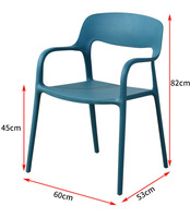 Chaise de salle à manger en plastique en gros, tabouret simple avec dossier, chaise de salle à manger scandinave, chaise à dossier pour la maison, fauteuil épaissi
