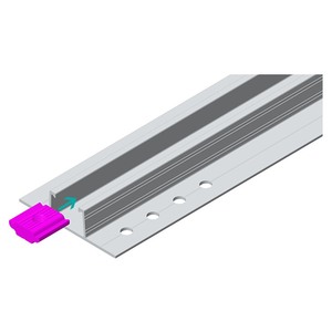 Solution de montage <span class=keywords><strong>solaire</strong></span> Art Sign : Rails solaires, fixation par pince, profilés trapézoïdaux en aluminium pour toiture métallique, structure mini-rail. - Product Image 3