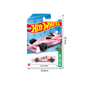 Voiture de course miniature en alliage moulé sous pression à l'échelle 1:64, modèle Hot Wheels, jouet pour enfants, coffret cadeau avec boîte de présentation - Product Image 2