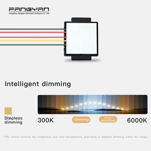 Top1 DC5-24V 5A 60 wát LED Dimmer gương với thắp sáng cảm biến cảm ứng cảm ứng thiết bị chuyển mạch cho Gương phòng tắm - Product Image 4