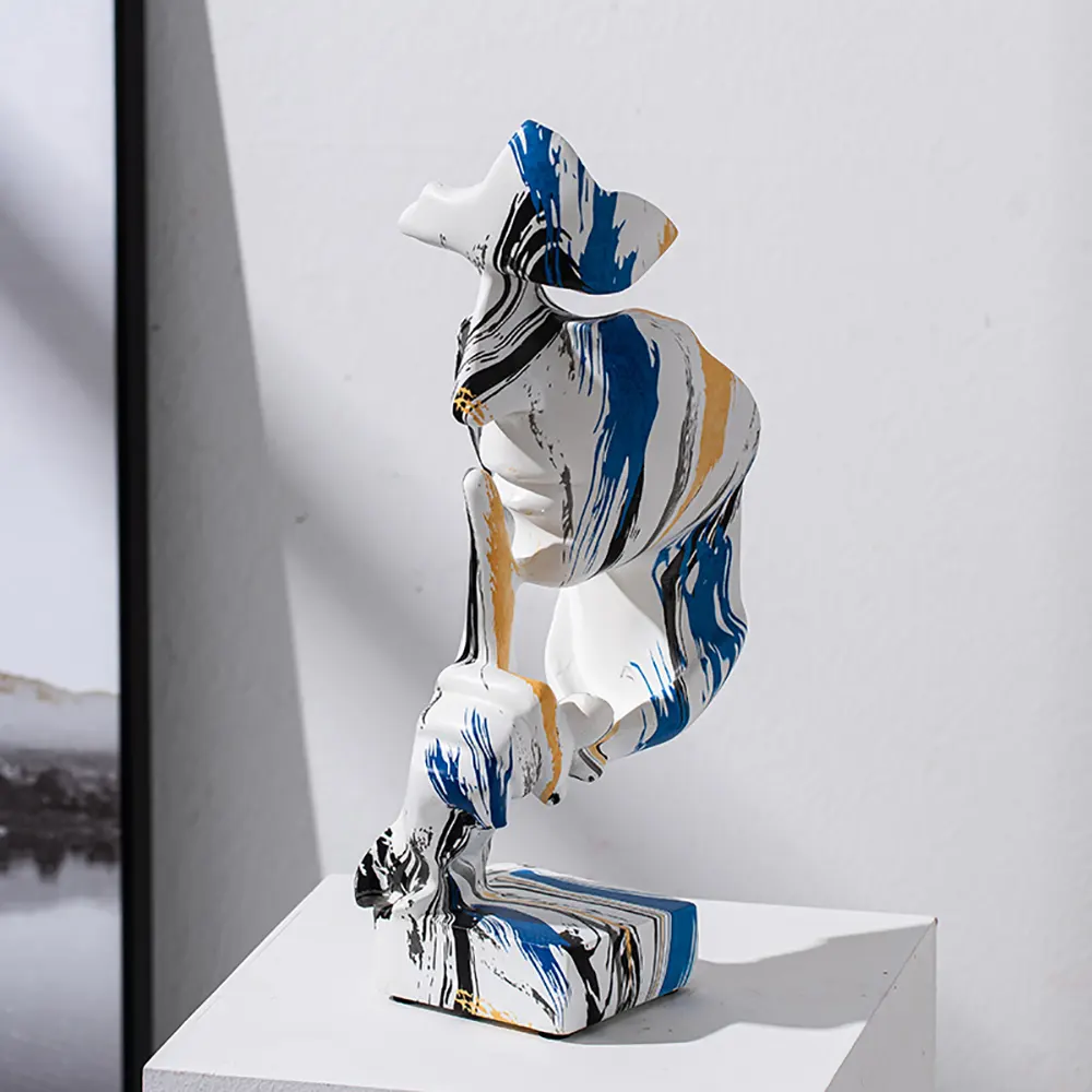 Kunst abstrakte Tarnung Figur Skulptur Statue für die Dekoration Menschliche Gesichts skulptur Afrikanische Dekoration