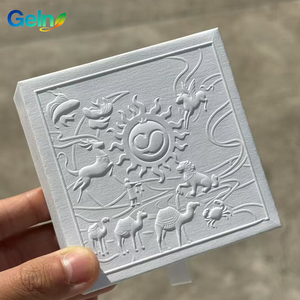 <span class=keywords><strong>Boîte</strong></span> à <span class=keywords><strong>tiroir</strong></span> 3D gaufrée de qualité supérieure, emballage cadeau rigide de luxe personnalisé pour bijoux et accessoires - Product Image 1