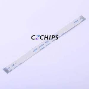 JS05A-12P-100-3-4 FFC Cable (Flexible Flat Cable) P=0.5mm Connector 12P 0.5mm 0.3mm Non-Inverting - Product Image 1