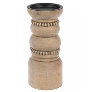 Newest Style Mango <b>Wood</b> Candle <b>Holders</b> High Selling <b>Wood</b> Pillar Candle <b>Holders</b> for Home Living Room Festive Christmas - Product Image 1