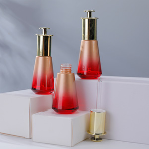 Бутылка для косметического эфирного масла со скрытым насосом, роскошный распылитель, 10 мл, 30 мл, 50 мл, коробка для бутылок, упаковка пластиковых колпачков - Product Image 3