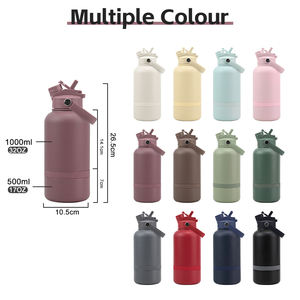 Comedero portátil de viaje para mascotas con logotipo personalizado, 32oz, doble pared, aislado, portátil, 2 en 1, botella de agua de acero inoxidable para perros - Product Image 3