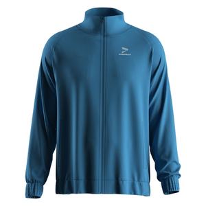 Survêtement actif en nylon perforé au laser avec ventilation dorsale et aux coudes, coupe-vent léger et respirant pour l'entraînement en extérieur - Product Image 5