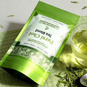 Low MOQ Custom Printed Zip Herbal Tea Pouch Seed <b>Packaging</b> Stand Up <b>Bag</b> With Zipper - Product Image 4