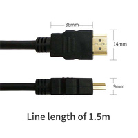 Großhandel Hochauflösendes HDMI 1.4 Kabel für Projektor-Hersteller, PVC, Längen 1M 1,5M 2M 3M 5M 12M 15M 18M 20M 25M 30M