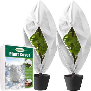 Tire de la cuerda de bloqueo Estilo de deducción Aislamiento térmico Planta Frost <span class=keywords><strong>Manta</strong></span> Anticongelante Bolsas de cubierta para la protección del Árbol de Invierno - Product Image 1