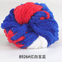 Benang Chenille Tebal Super Besar Gulungan Besar 100% Poliester untuk Selimut, Rajutan Tangan Grosir Kustom
