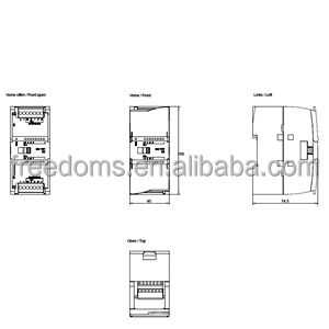 อะนาล็อกอินพุต SM 1231 รุ่นให<span class=keywords><strong>ม</strong></span>่แท้ 6ES7231-4HD32-0XB0 4AI หรือ 0-20 <span class=keywords><strong>ม</strong></span>ิลลิแอ<span class=keywords><strong>ม</strong></span>ป์ 12 บิต+สัญลักษณ์ 13 บิต ADC สำหรับ PLC SIMATIC S7-1200 ระบบอัตโนมัติ - Product Image 3