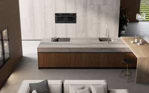 Armoires de cuisine haut de gamme personnalisées en acier inoxydable écologiques, <span class=keywords><strong>marque</strong></span> d'exposition internationale régulière, élévateur intelligent pour villa - Product Image 3