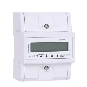 JOYELEC Compteur d'électricité numérique triphasé à quatre fils portable Kwh électronique multifonctionnel intelligent Compteur d'énergie TS765