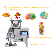 Petit sac semi-automatique à fermeture éclair pour ordinateur de bureau Premade Doypack Gummy Bear Candy Tablet Can Counting Machine Capsule Comprimés
