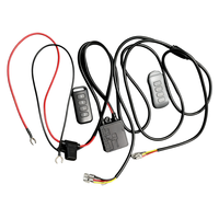 Accessoires d'éclairage automobile 2026 avec fonctions de feux de route et de croisement commutables, 12V, livré avec télécommande sans fil et relais