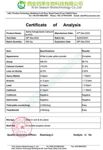 Existencias estables OEM Ca <span class=keywords><strong>AKG</strong></span> Cápsula Uso <span class=keywords><strong>99</strong></span>% Ca <span class=keywords><strong>AKG</strong></span> Polvo - Product Image 3