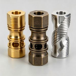 Espaciador de Aluminio/Acero Inoxidable con Rosca Hexagonal y Acabado de Diamante Trenzado, Conector Metálico Personalizado Mecanizado por CNC/EDM - Product Image 2