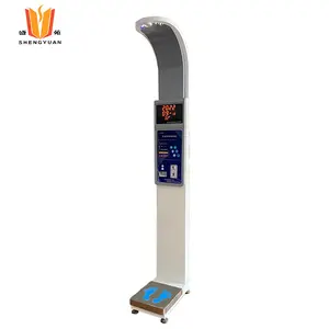 Coin and paper money operated Height Weight Scale SY-V20 Weight Measuring Machine Digital Height Weight Scale