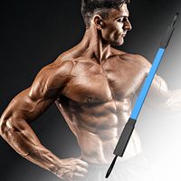 Appareil d'exercice pour les bras en fibre de verre, léger, silencieux, sûr, longueur 76 cm, équipement de musculation pour la maison