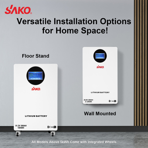 Sistema de Energía Solar SAKO Li-Sun, Baterías de Iones de Litio para Almacenamiento, Batería Lifepo4 de 24V 48V 100ah 200Ah 320ah 400ah 600ah para el Hogar - Product Image 4