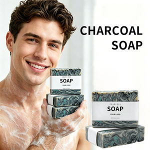 Jabón Artesanal de Carbón Vegetal 139g, Limpieza Profunda, Blanqueador, Hidratante, <span class=keywords><strong>Antitranspirante</strong></span>, Control de Grasa, Iluminador, Hidratante Diario para la Piel - Product Image 5