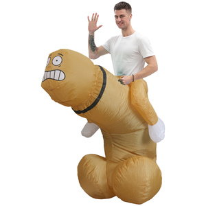 Déguisement de mascotte gonflable pour adultes Halloween Costume de pénis pour les fêtes Cosplay et Halloween - Product Image 2
