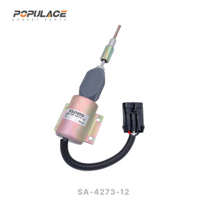 Populace Stop Solenoid Sa-4273-12 For Diesel <b>Generator</b> Fuel Cut Off Valve - Product Image 2